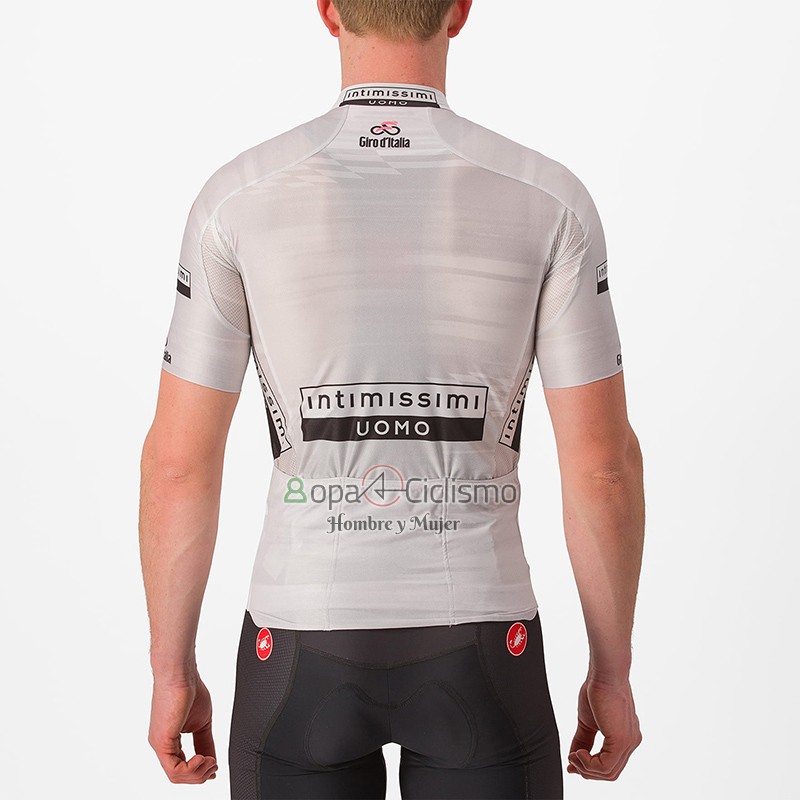 Giro d'Italia Ropa Ciclismo Culotte Corto 2023 Hombre Mangas Cortas Blanco